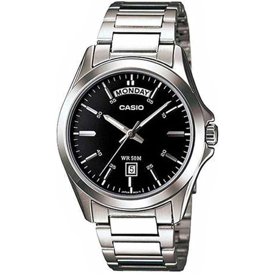 (美品)カシオ CASIO MTP-1370D-1A1 アナログ時計【稼働品】 スタンダード（CASIO） 並行輸入品 10年保証 日本未発売 CASIO